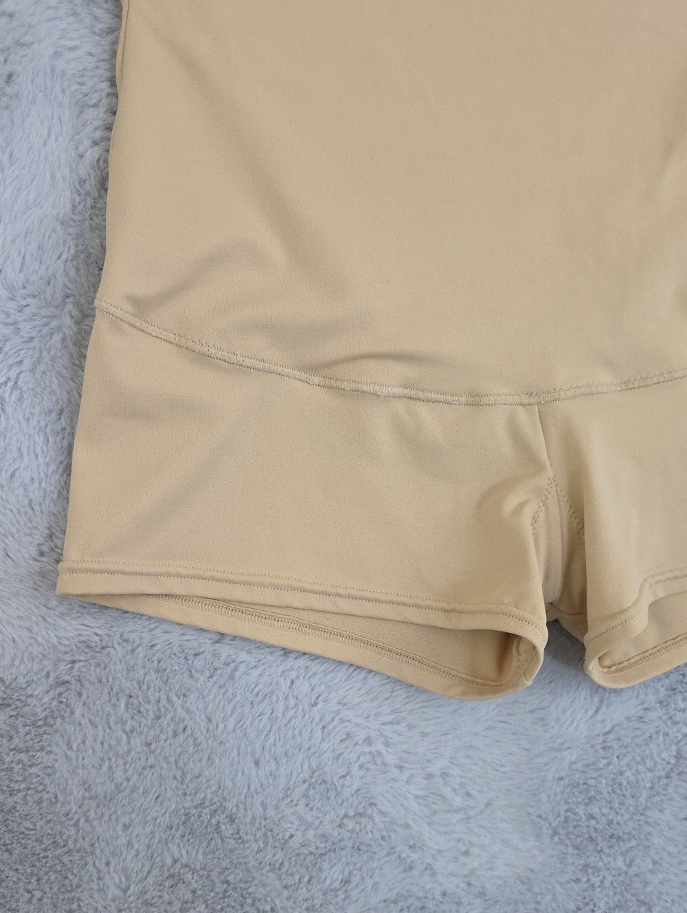 Maidenform Nude High Waist Shapewear Shorts Tummy Control Size L/6 - Picture 3 of 11